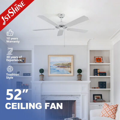 良い値段 室内装飾 35W 52インチ 天井扇風機 引力連鎖 4 Mdf ブレイド AC モーター オンライン